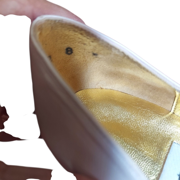 Timothy Hitsman Pink and White Heels with Classic Pump Design - Picture 13 of 16